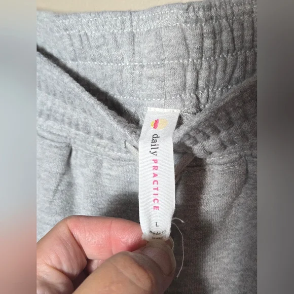 Anthropologie Zola Joggers Cozy Chic, Neutral Essential, Size L - Picture 5 of 5